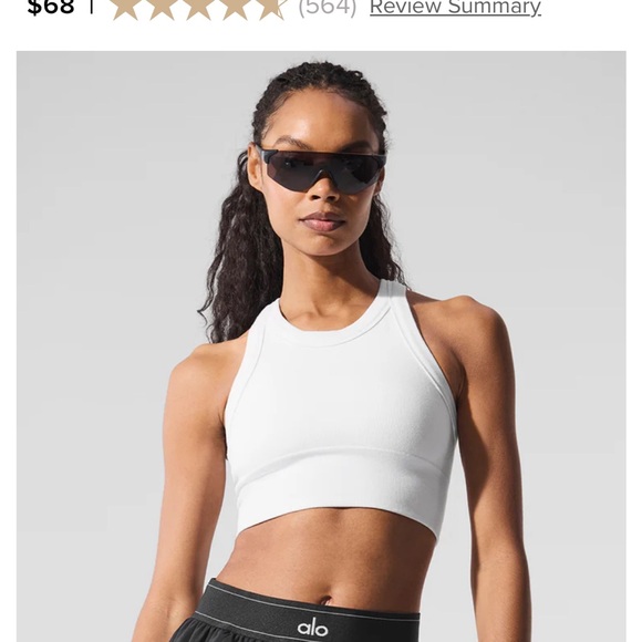 ALO Yoga Seamless Delight High Neck Bra - Picture 1 of 4